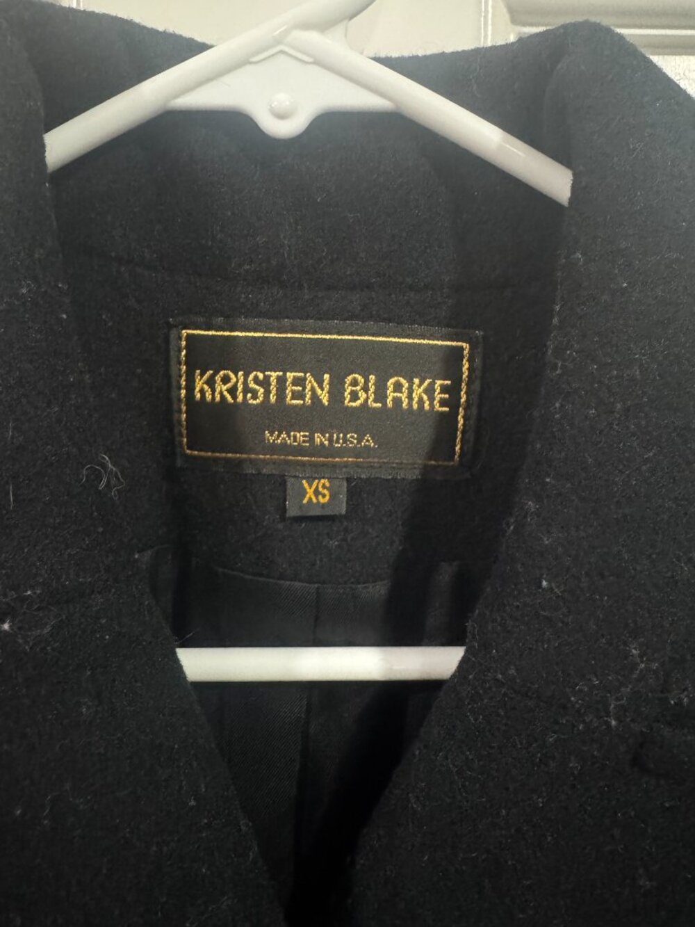 Kristen Blake Black Coat XS Size - Picture 6 of 6